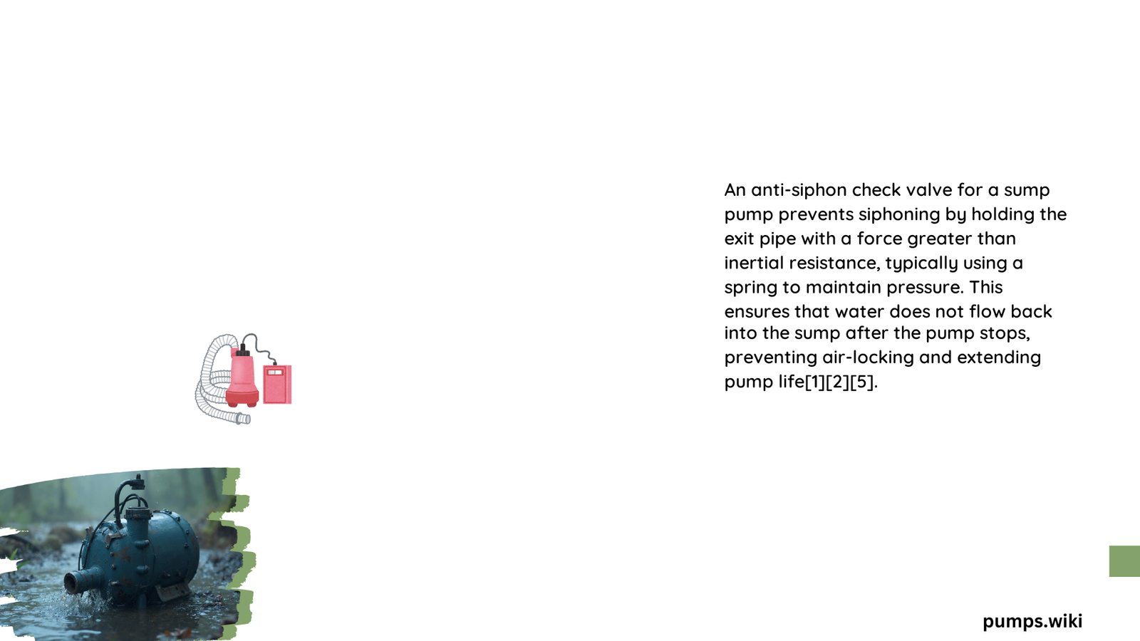 sump pump anti siphon