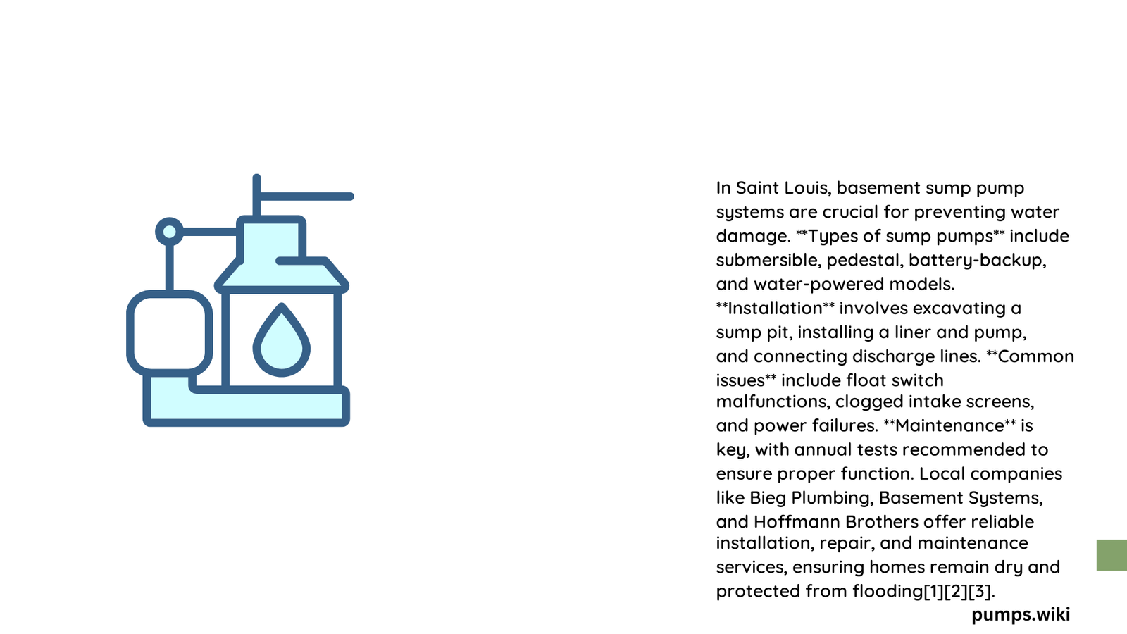 basement sump pump systems saint louis