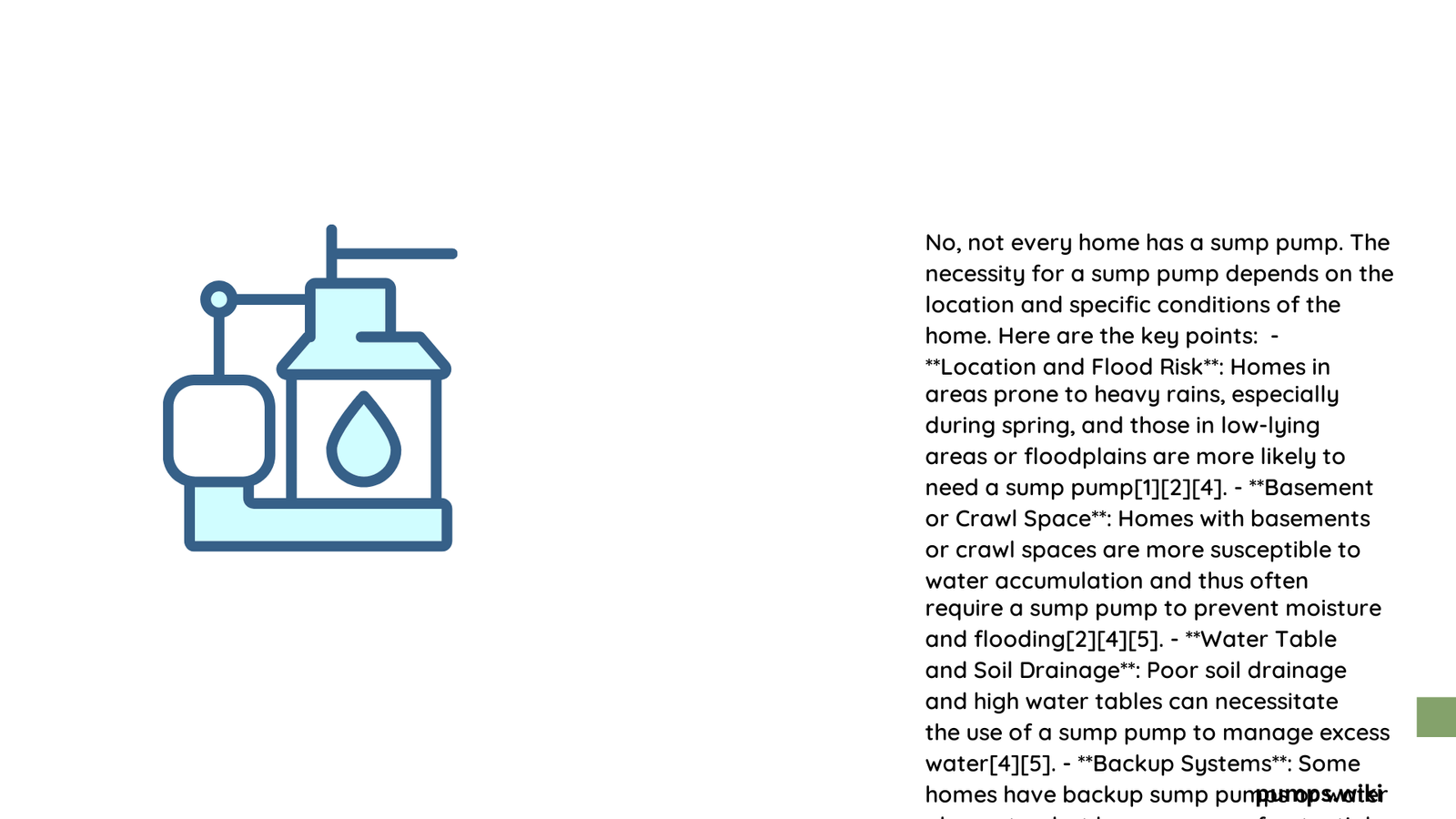 does every home have a sump pump